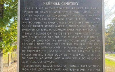 City of Hemphill is implementing online cemetery management software